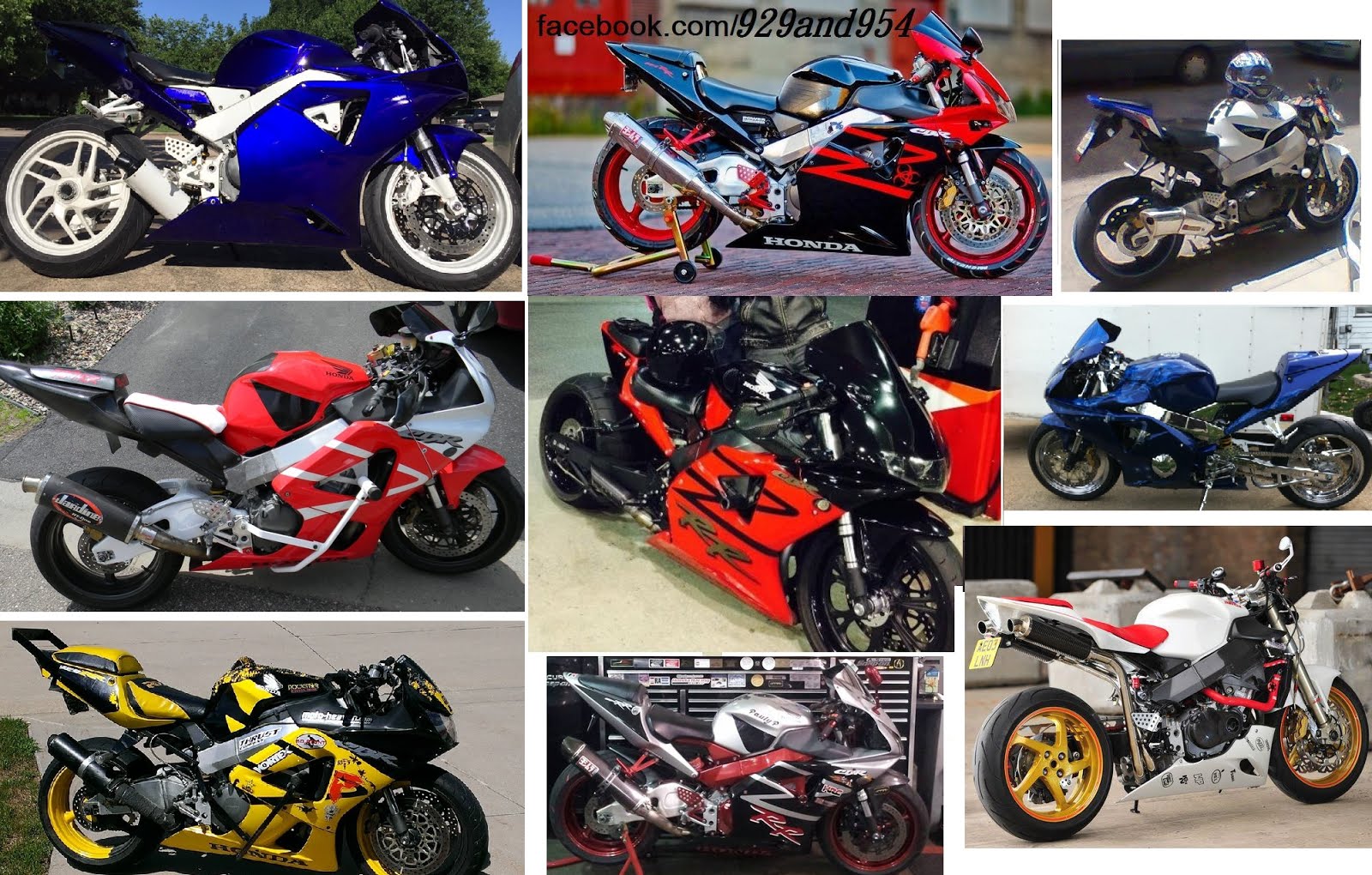 Featured CBR 929 and 954 Bikes