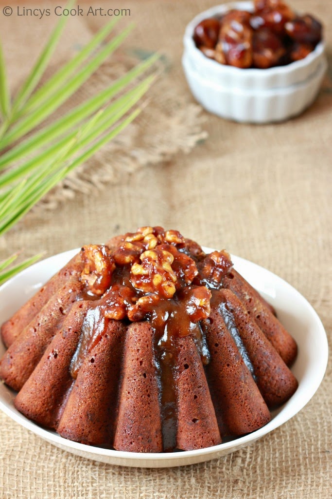 Banana Date Cake with Walnuts (Eggless) Lincy's Cook Art