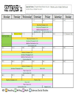lesson plans calendar