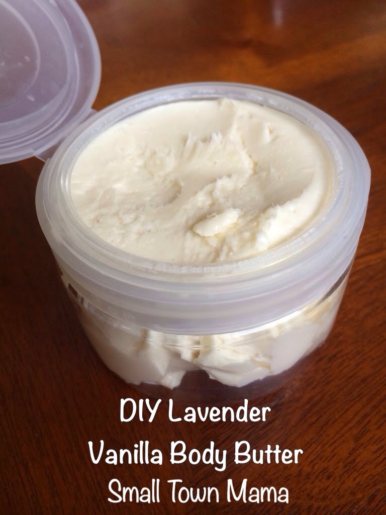 Small Town Mama DIY Lavender Vanilla Whipped Body Butter