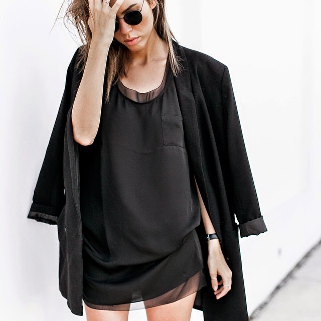 Czarna całość - inspiracje