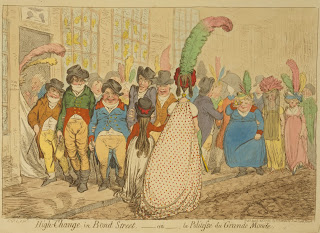 ‘High change in Bond St’. Fashions of 1796. James Gillray, Library of Congress LC-USZC4-8766. 