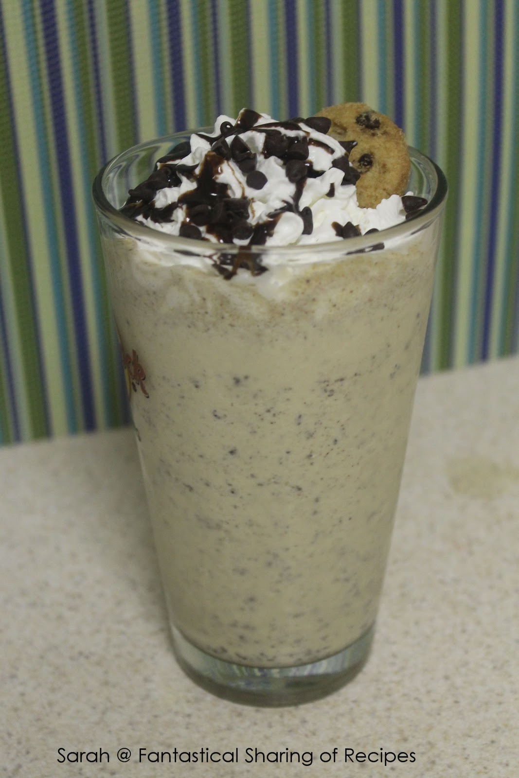 Fantastical Sharing of Recipes Chocolate Chip Cookie Milkshake