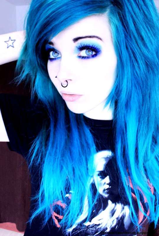 Emo Girls With Blue Hair Emo Girls With Blue Hair