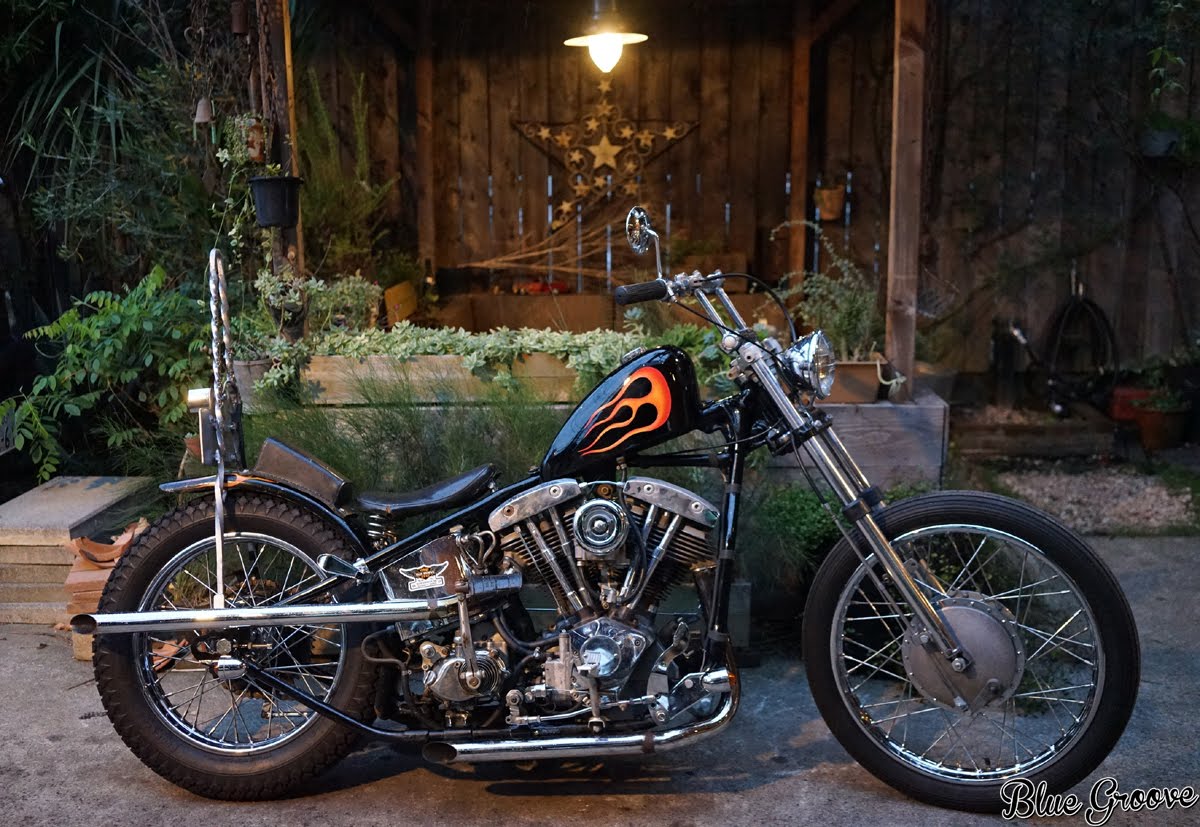 ショベルFX系 マフラー ショットガン パウコ