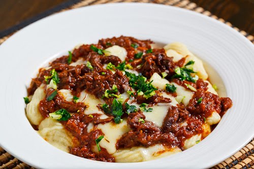 Gnocchi Poutine with Short Rib Ragu and Gremolatta