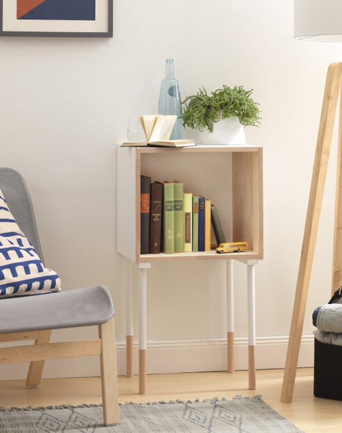 5 DIY to try How to upcycle a wooden box into a shelf. OBSiGeN