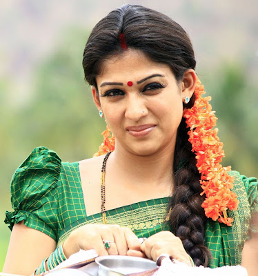 Actress Nayanthara Hot Saree Photos