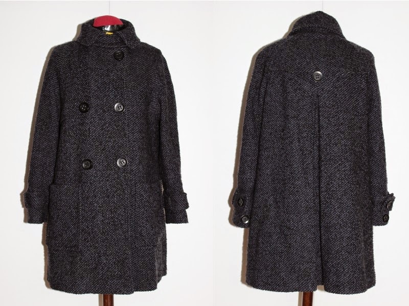 Refashion Coop A coat into a cape