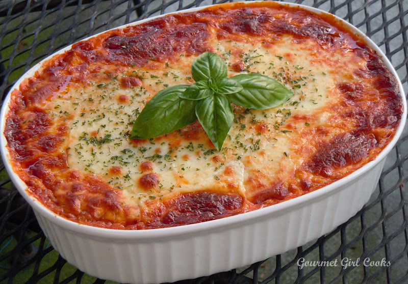 Gourmet Girl Cooks Eggplant Lasagna...Quick & Easy