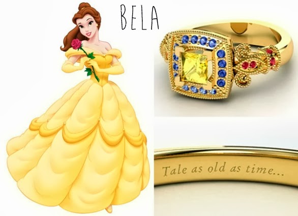 blog Mamãe de Salto aliança inspirada nas princesas da Disney Bela