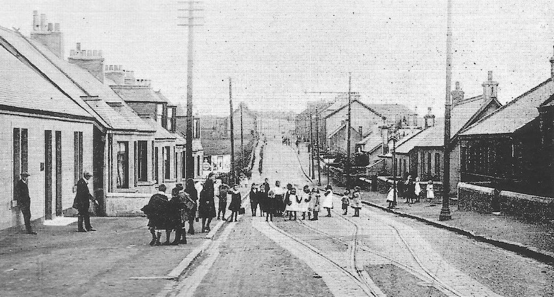Tour Scotland Photographs Old Photograph Lower Oakfield Street Kelty