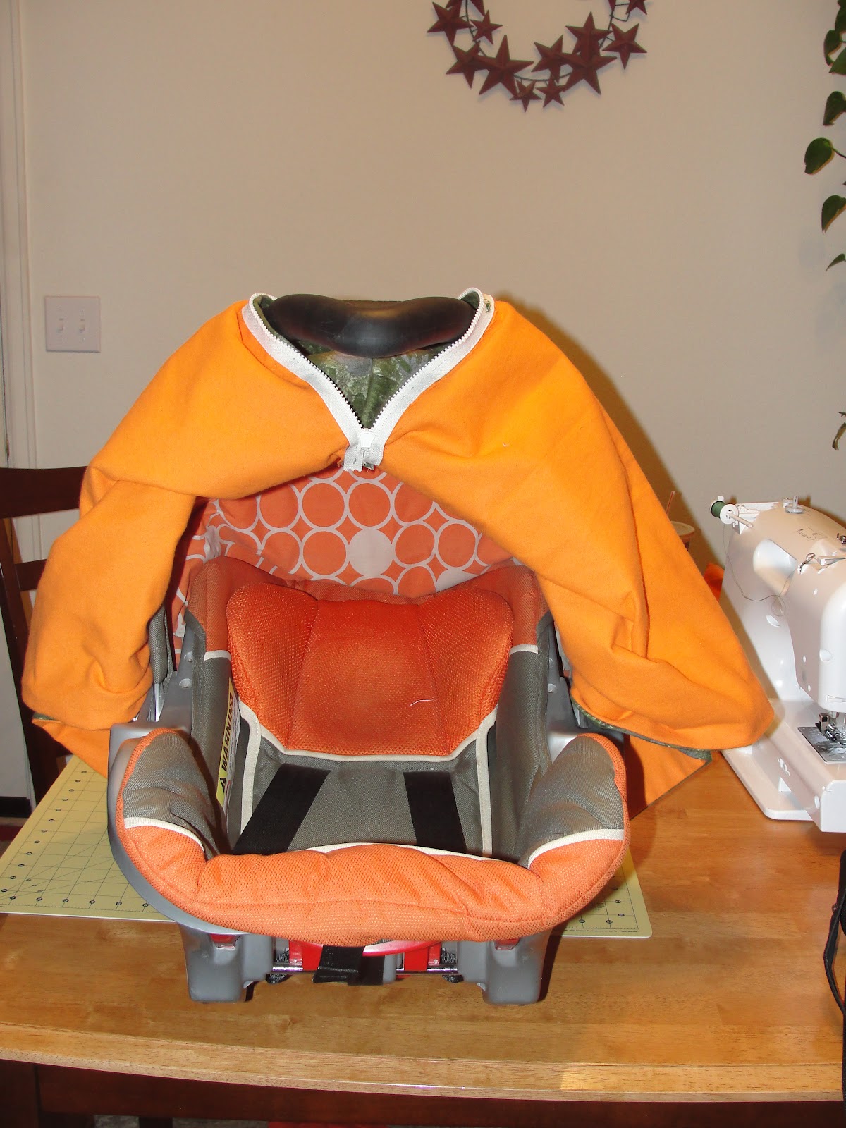 Sunshine's Sewing Infant Car Seat Canopies