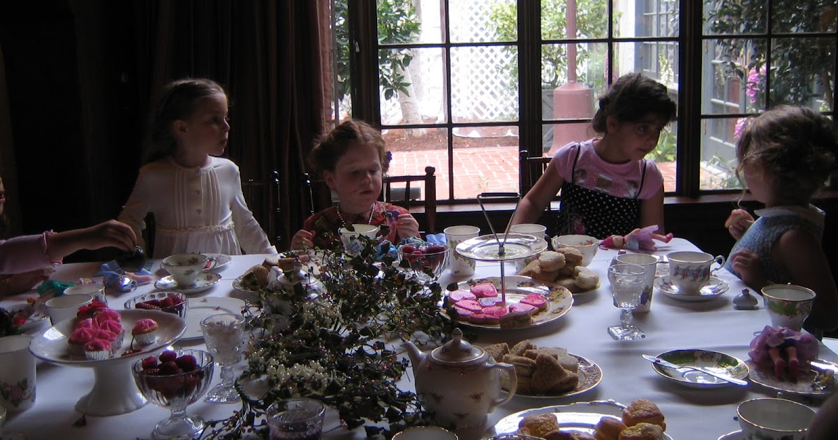 Anyone for tea? Catering: Children's tea parties