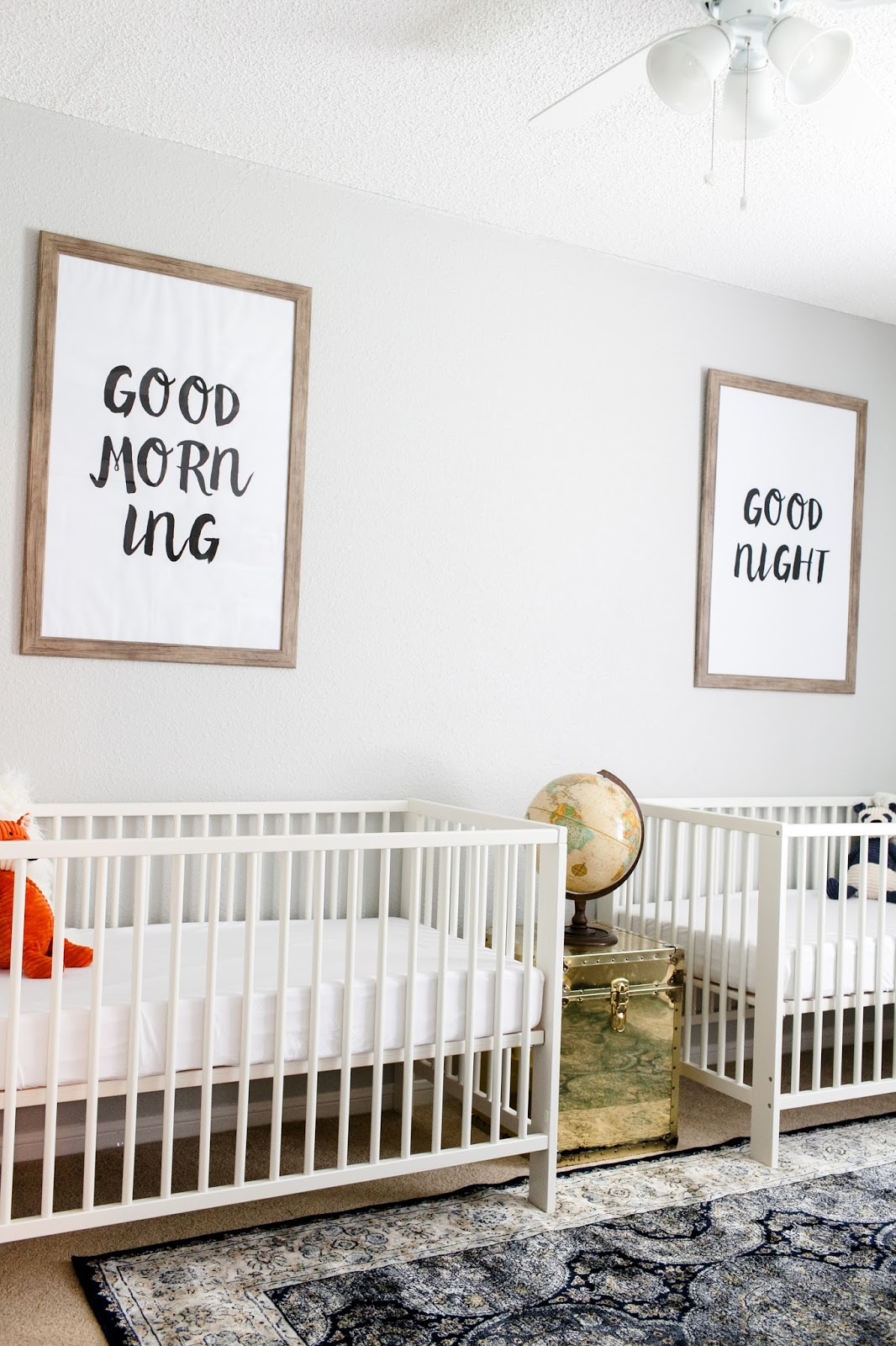 One Room Challenge Twin Nursery Reveal {Week 6} Jesse Coulter