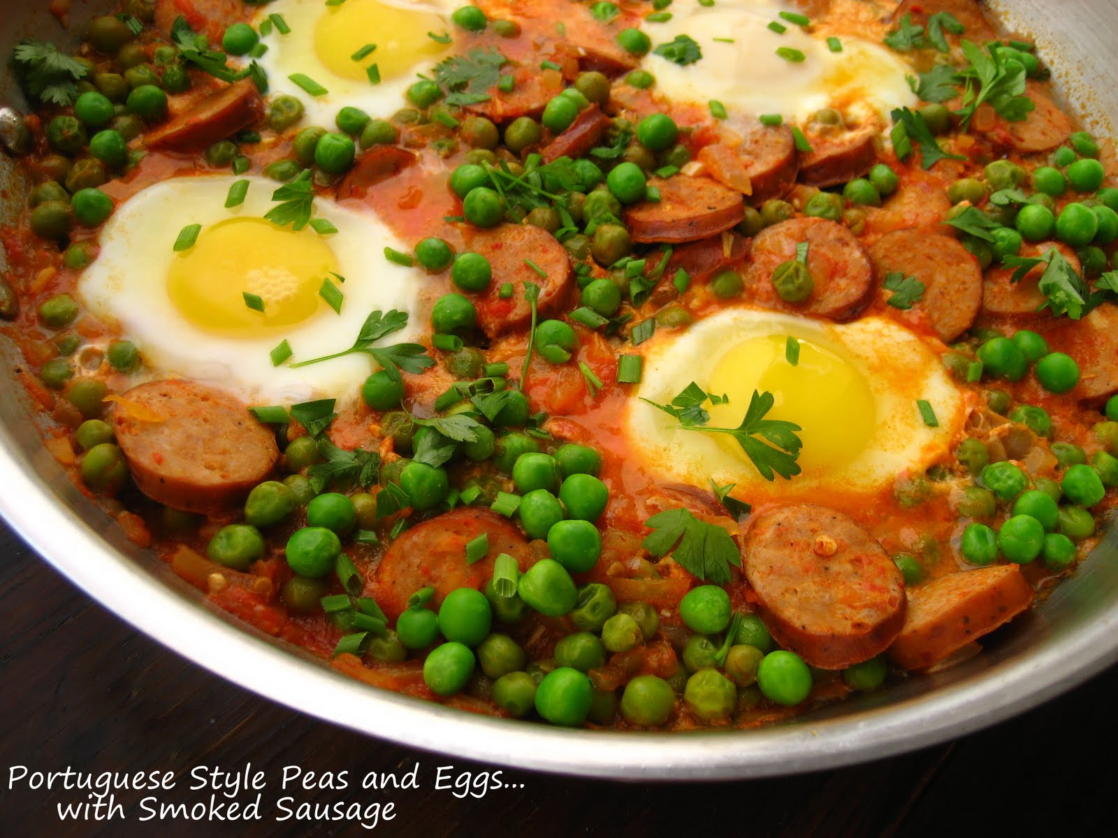 Home Cooking In Montana PortugueseStyle Peas with Eggs (Ervilhas com