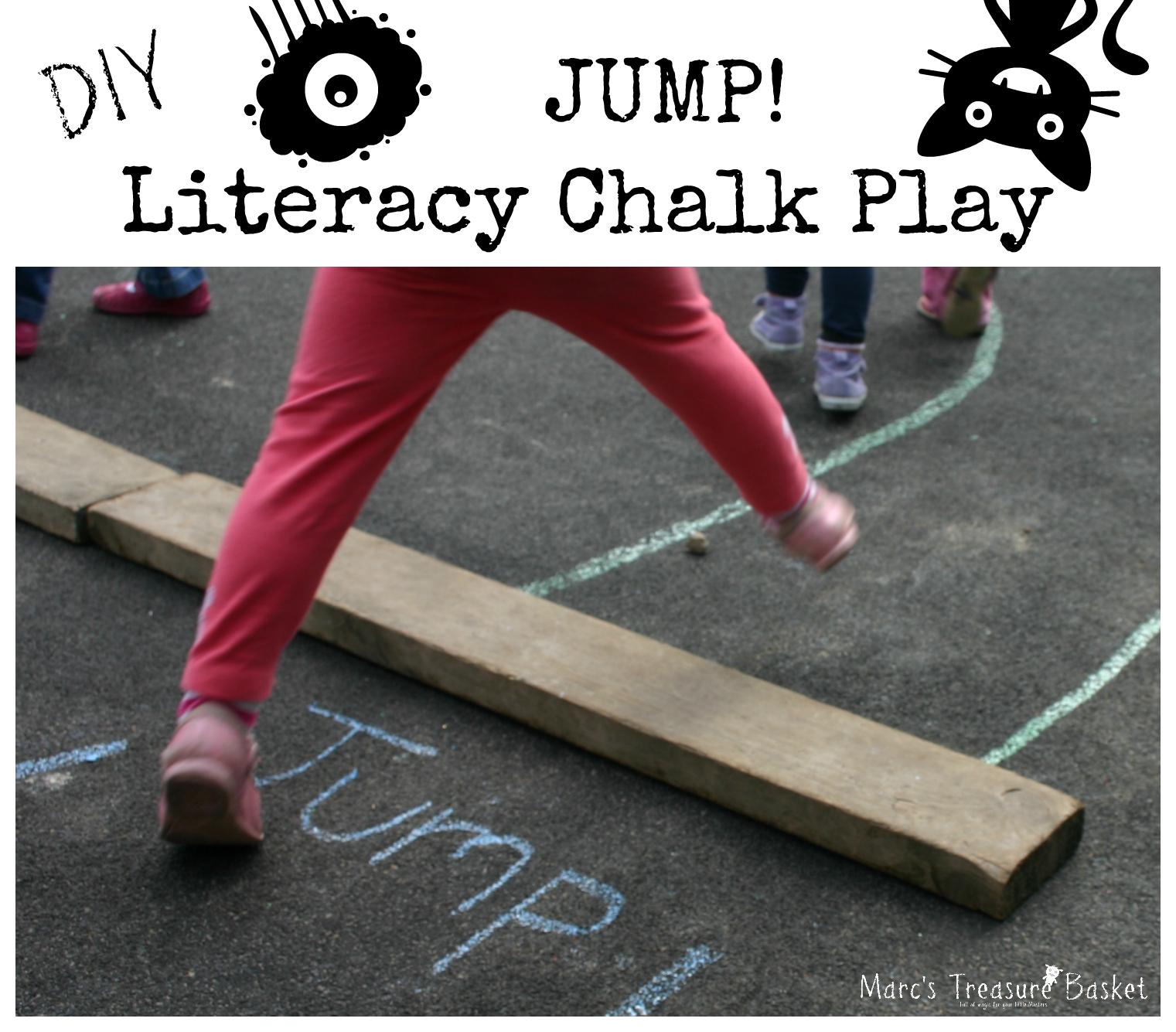 Marc's Treasure Basket JUMP! Literacy Chalk Play