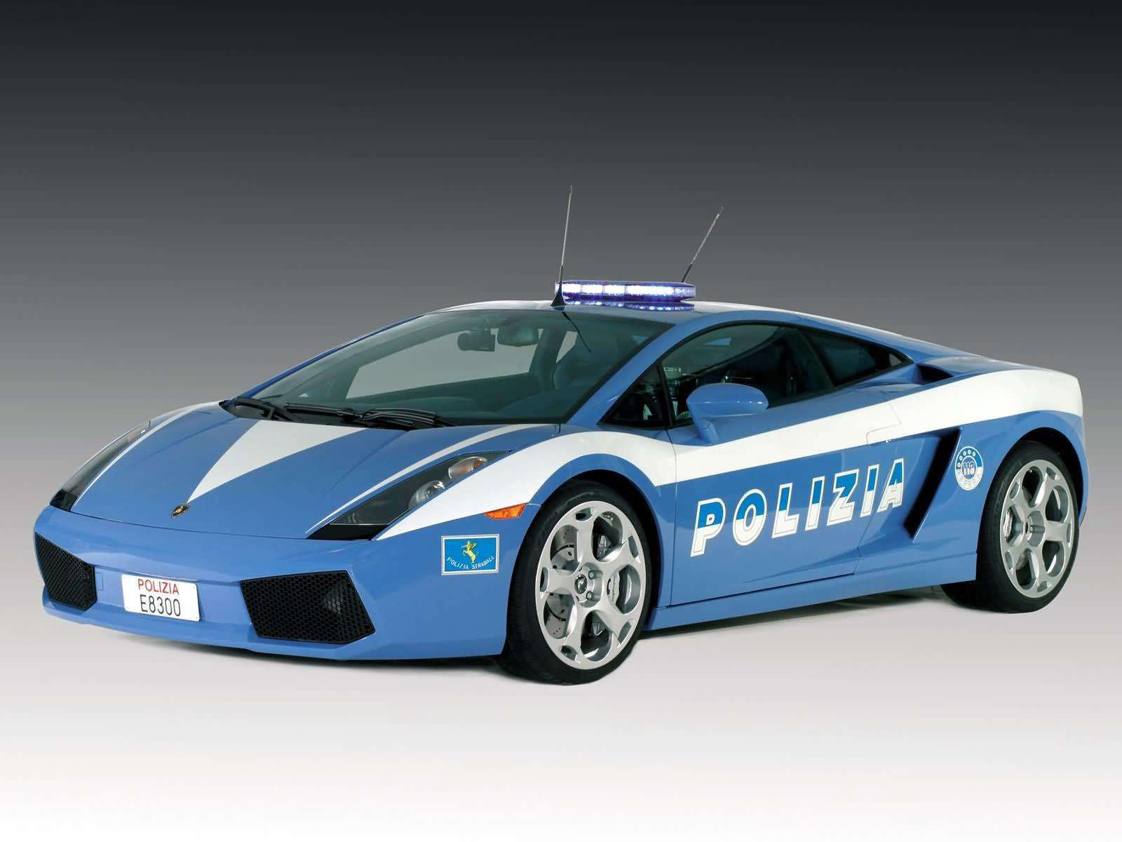 Wallpaper Mobil Lamborghini Gallardo Police