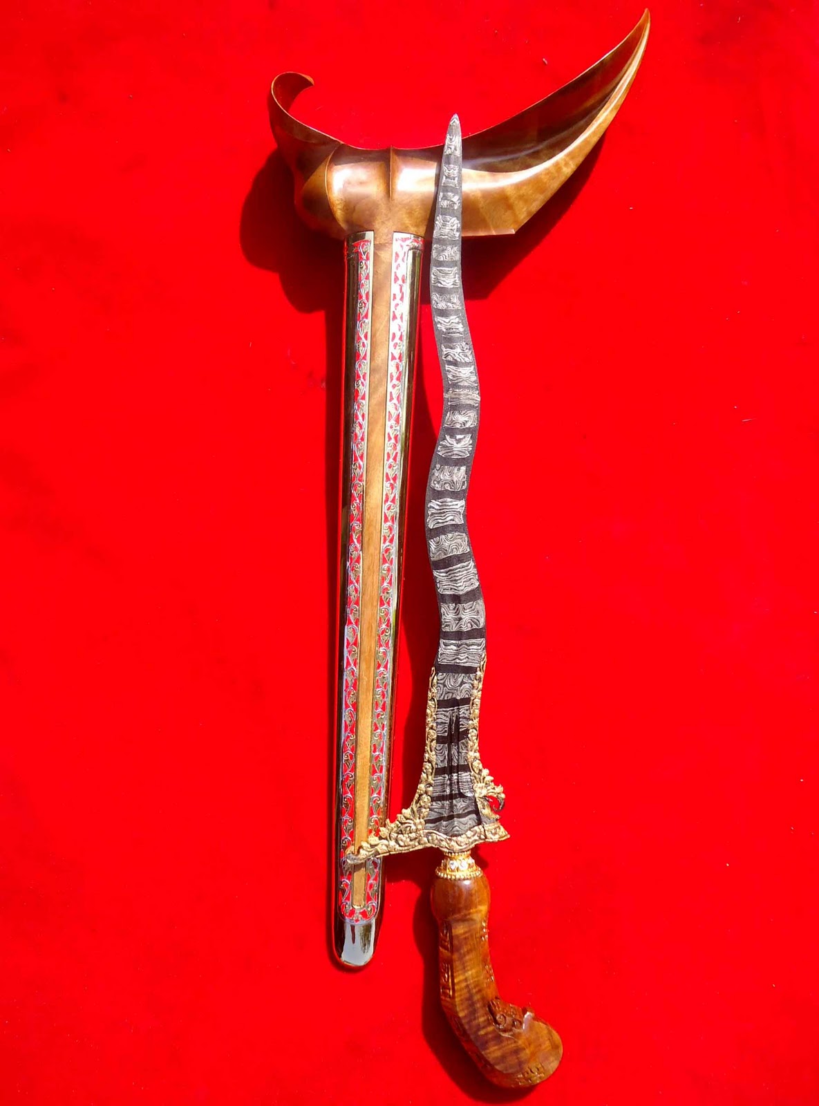 Keris Pandawa Pamor Korowelang. | Keris Keraton | Jual Pusaka | Gambar