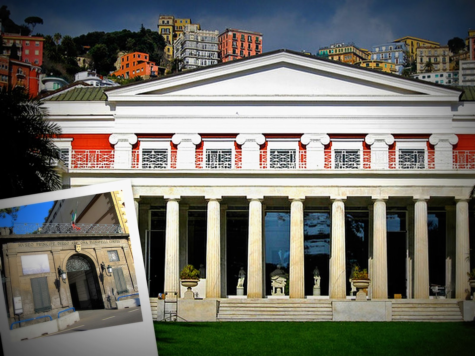 Cipria rétro: flânerie napoletana Giardino Villa disegno