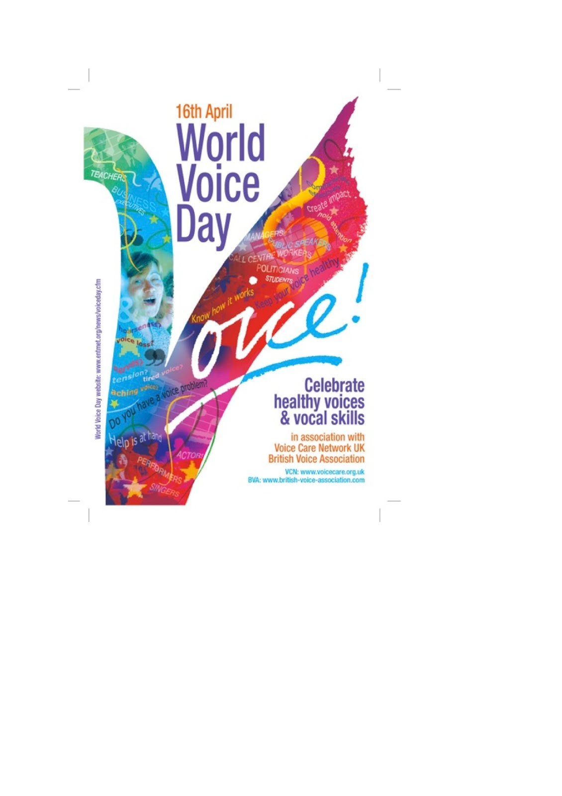 World Voice Day Loud & Clear! Voice Coach Voice Training