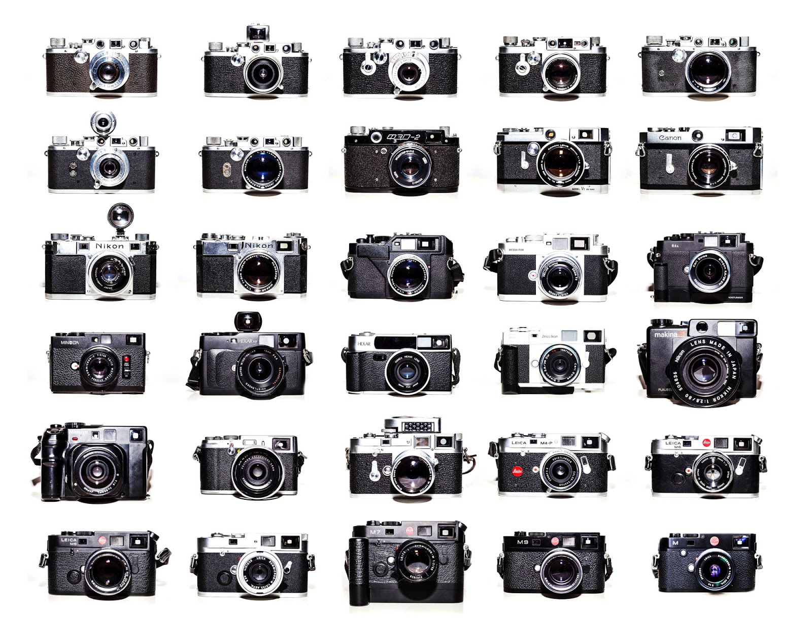 Rangefinder Chronicles: 30 Rangefinders - Ending with an M (and some other  camera porn)