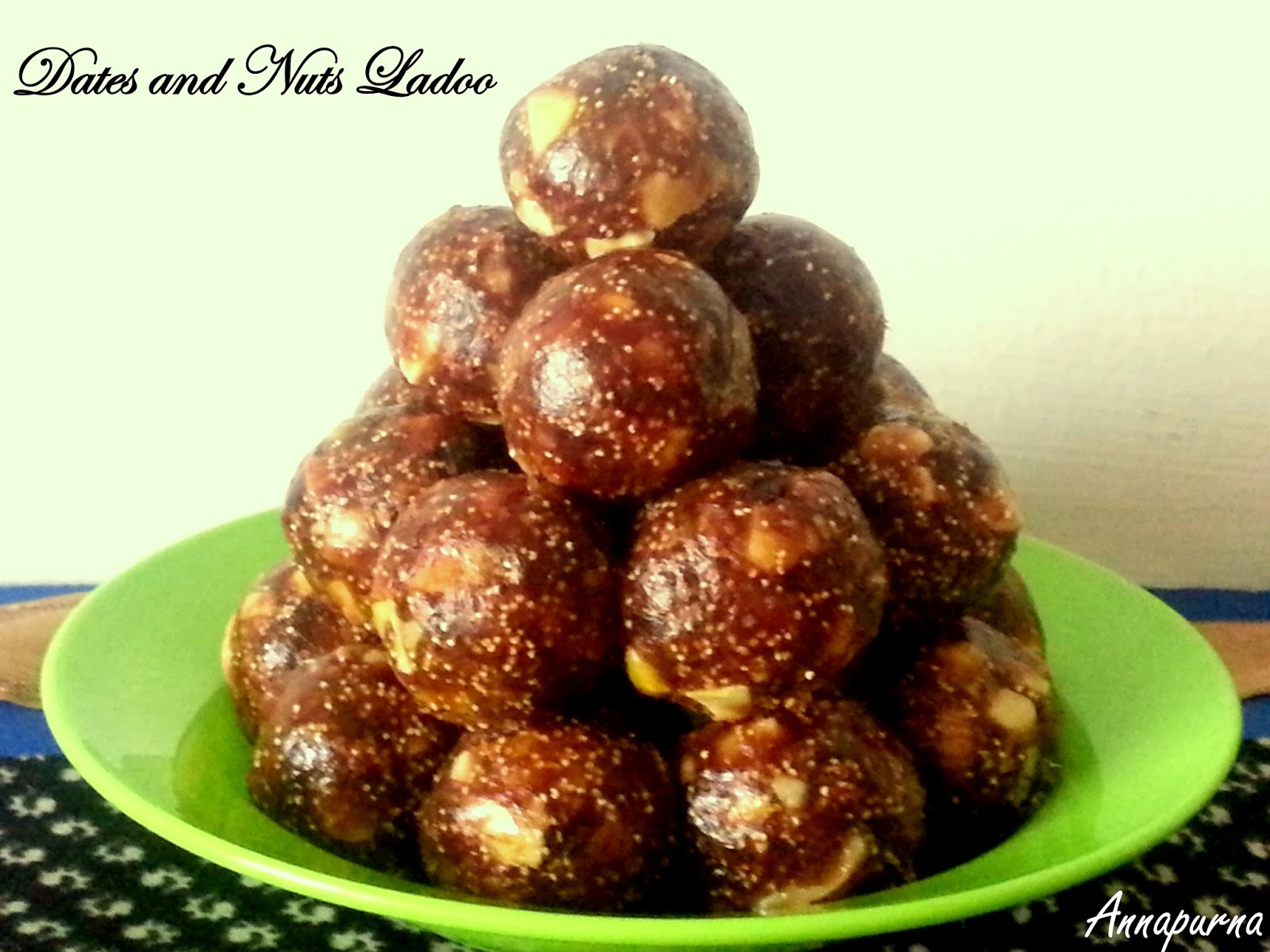 Annapurna Dates and Nuts Ladoo / Healthy Kids Recipe / Navratri
