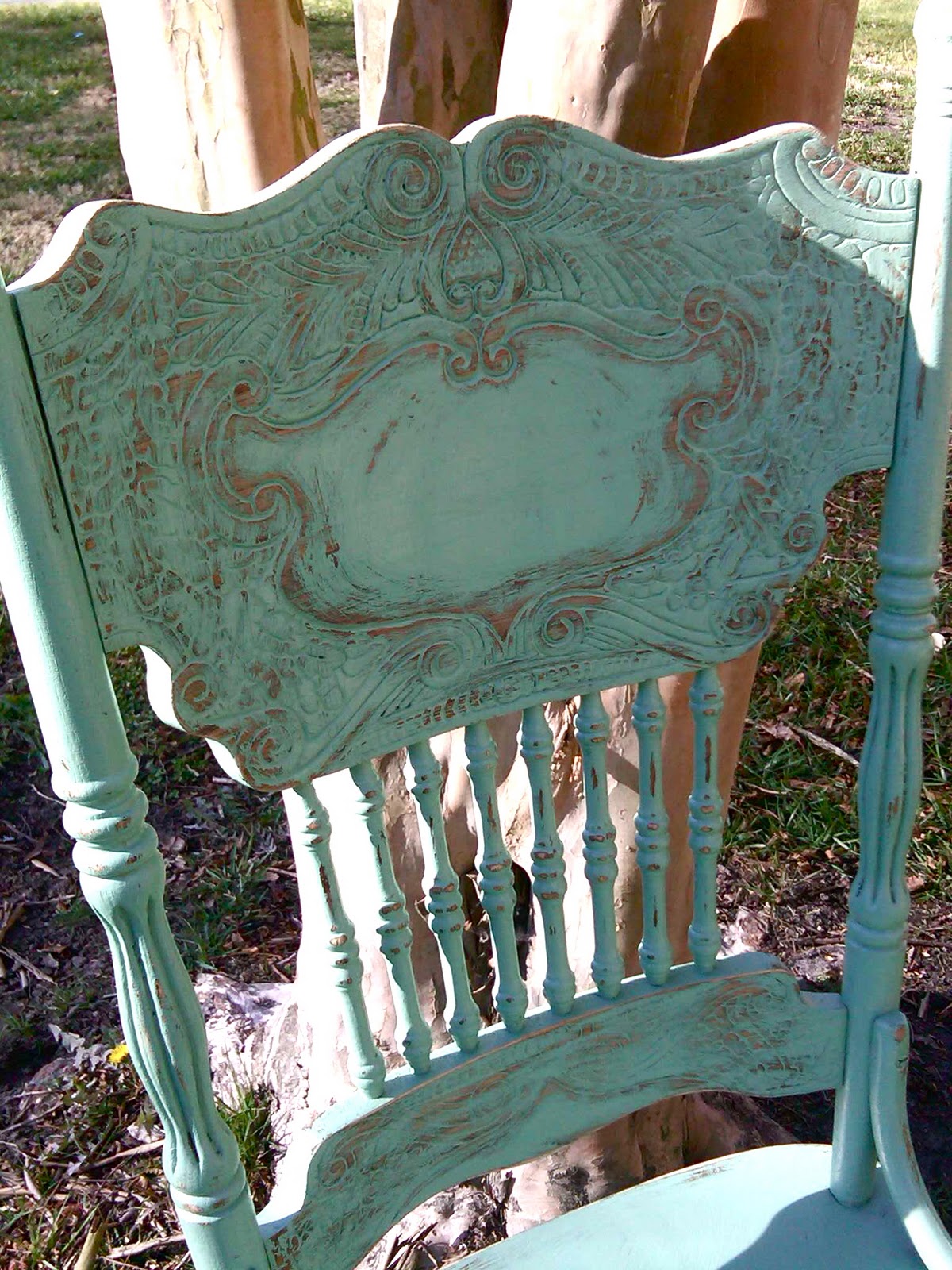 The Weathered Chest: Chairs, painting, and a vintage school desk The Weathered Chest: Chairs, painting, and a vintage school desk