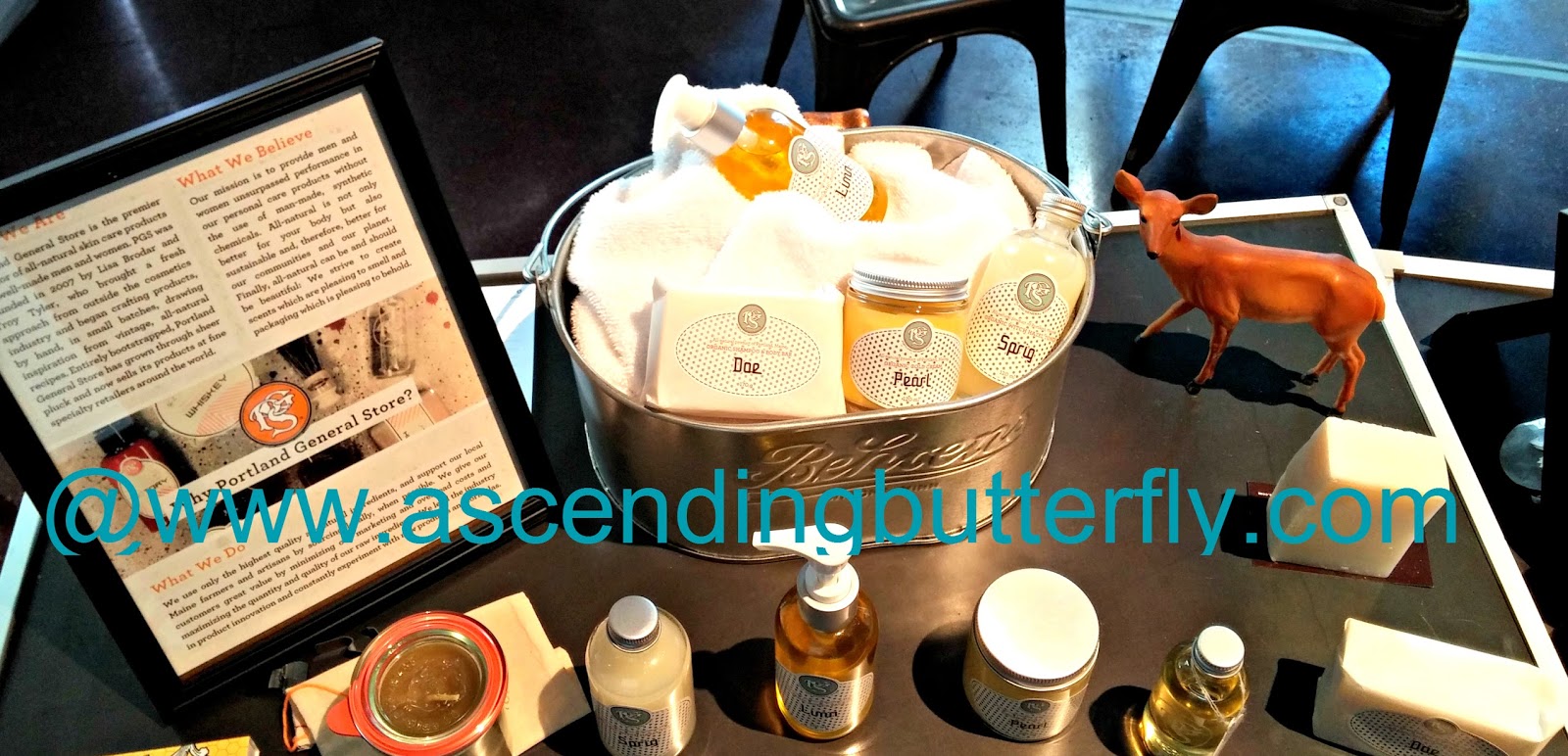 Products on Display during Elements Showcase New York City February 2014 Portland General Store Apothecary