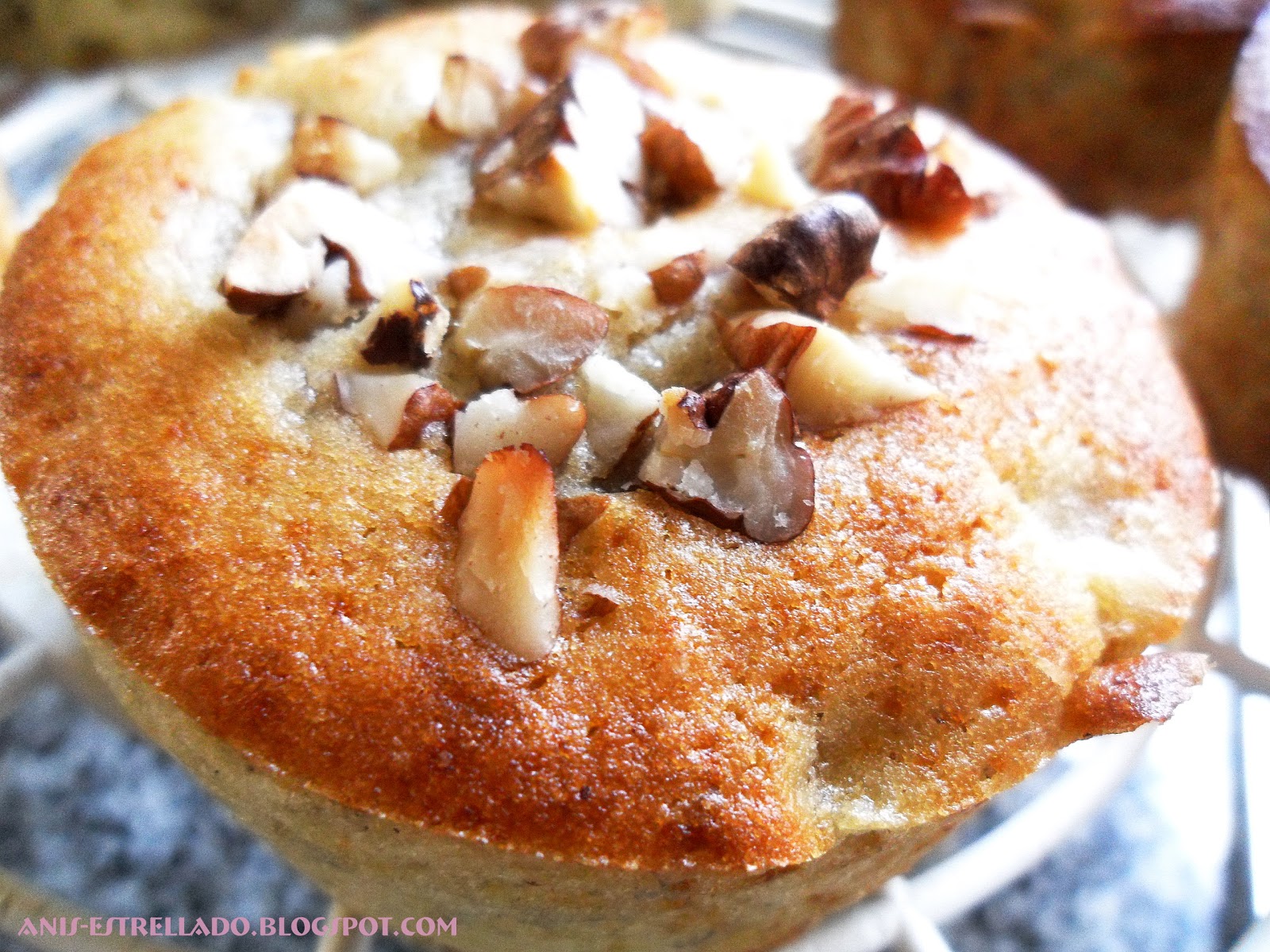 Recetas con luz Muffins de Banana y Nuez! Exquisitos!