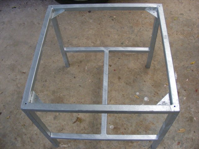 metal coffee table base