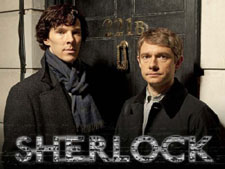 Cumberbatch and Freeman in Sherlock