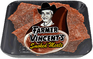 "It takes all kinds of critters...to make Farmer Vincents fritters."