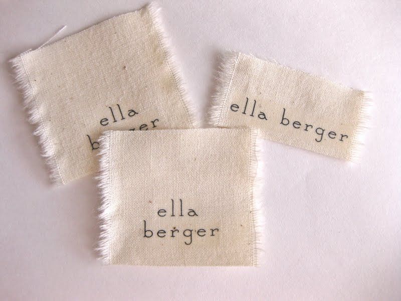 paper & ink diy fabric label name tags