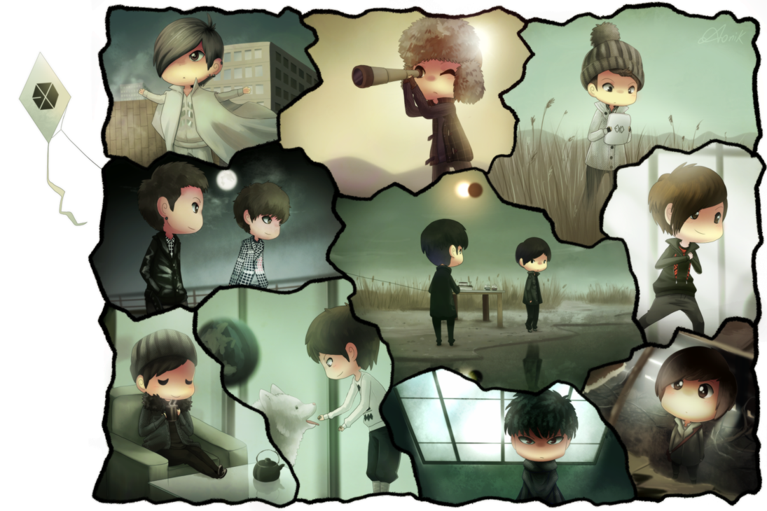 Kpopers: EXO cartoon