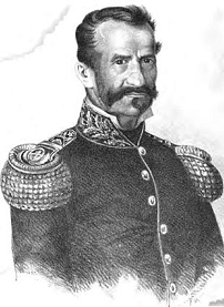 General GREGORIO ARÁOZ DE LAMADRID Guerrero de la Independencia/Guerras Civiles (1795-†1857)