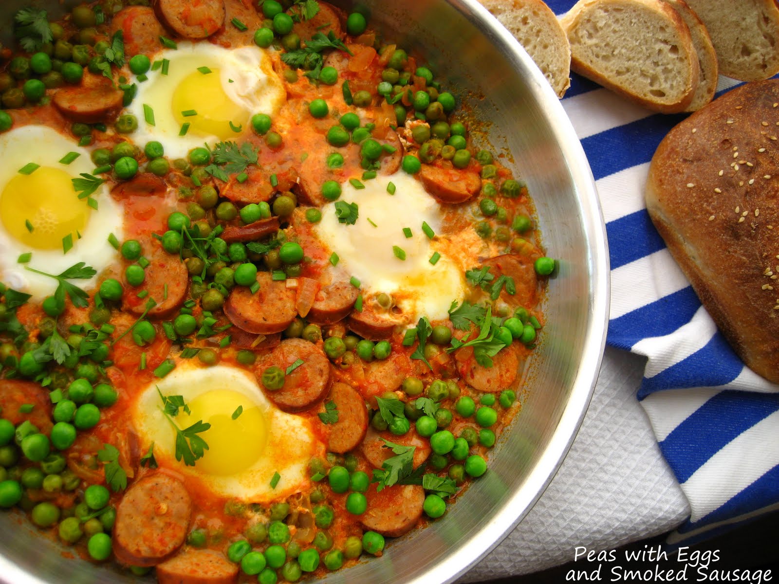 Home Cooking In Montana PortugueseStyle Peas with Eggs (Ervilhas com