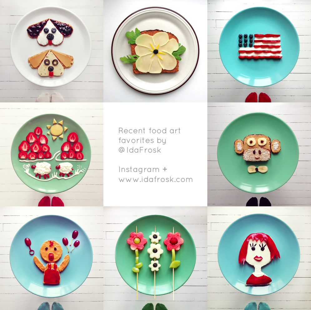 idafrosk the food art blog Matkunst i det siste / Recent food art on