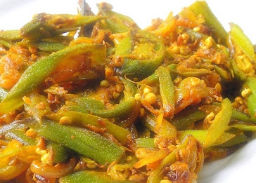 Masaledar Bhindi recipe, Spicy Okra recipe