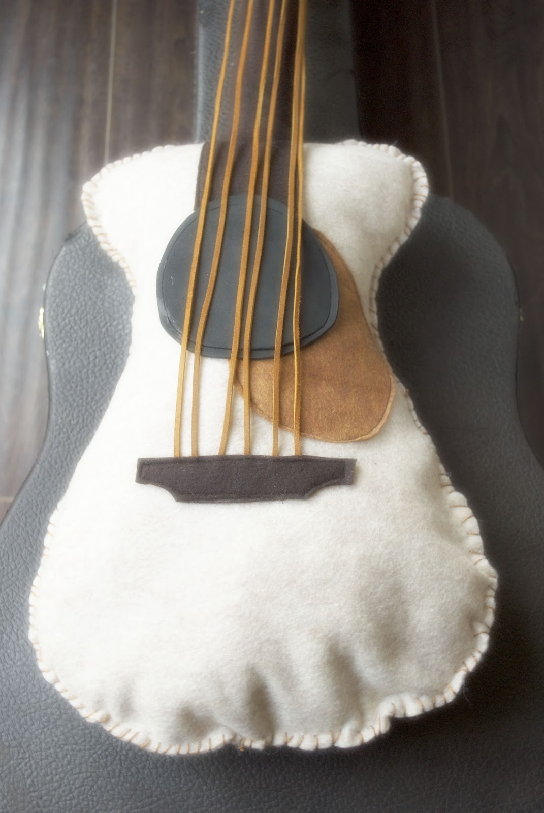 mystics + mint DIY plush acoustic guitar