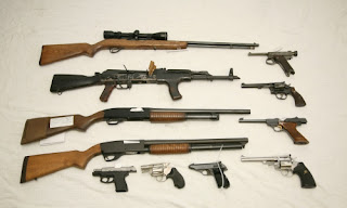 shotgun,handgun ,45.cal
