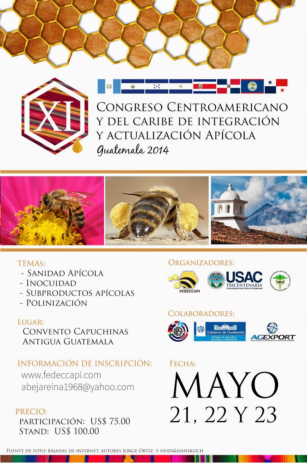 XI Congreso Centroamericano y del Caribe de Integración a la Apicultura