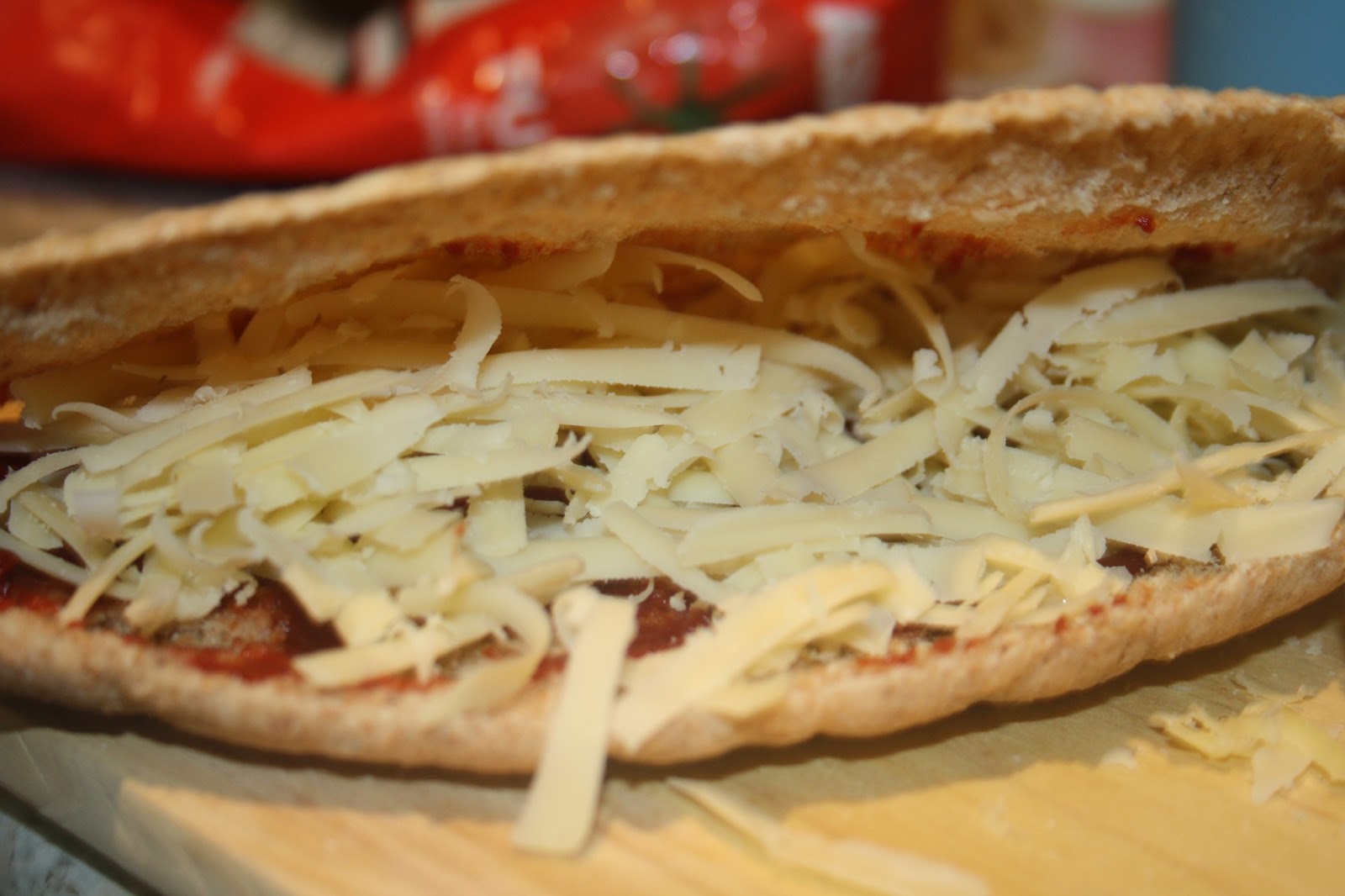 Caroline Makes.... Pitta Pizzas Toaster Pocket