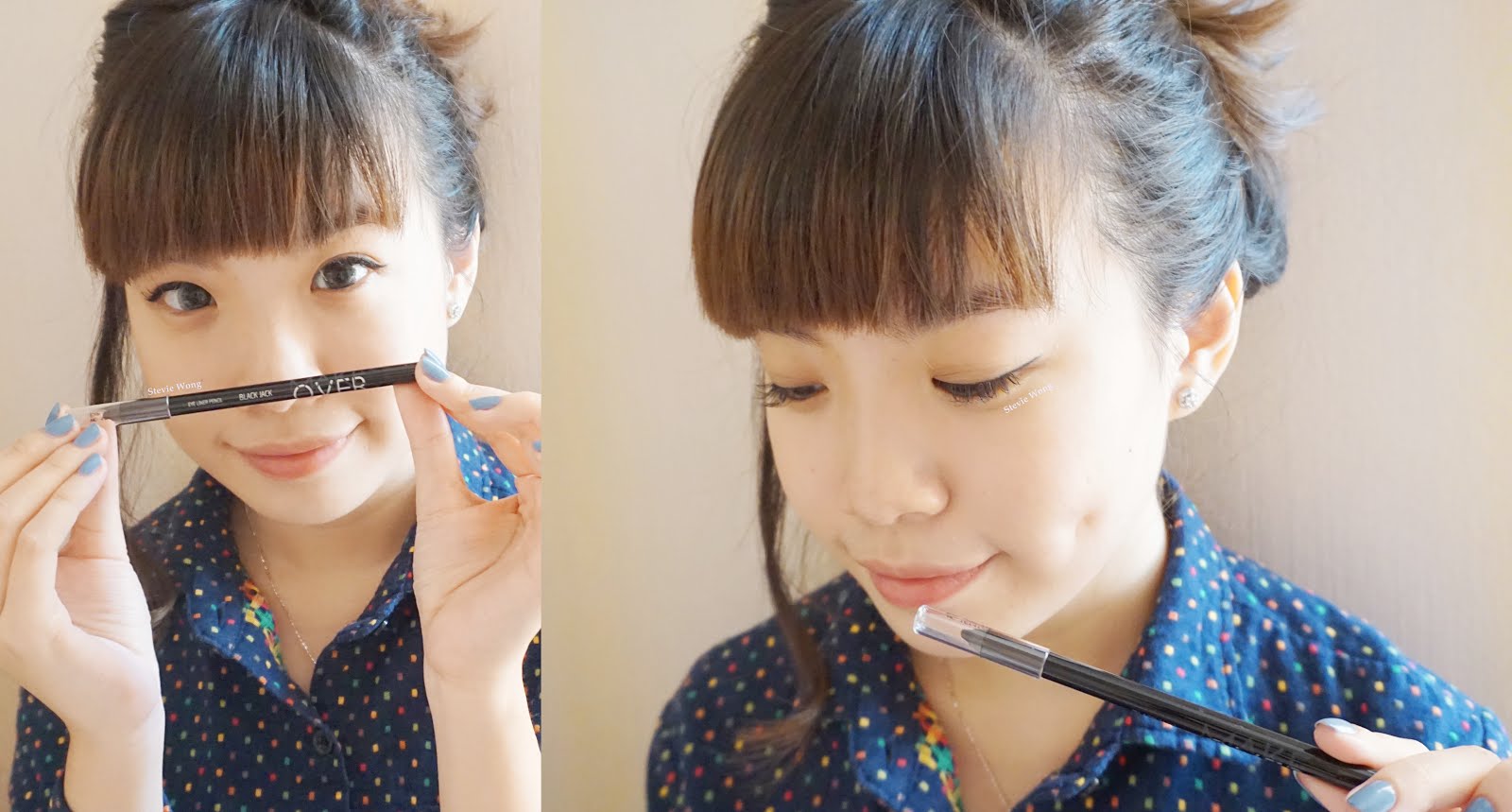[Review] MakeOver Black Jack Pencil Eye Liner Stevie Wong