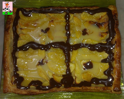 Tarta De Manzana Con Chocolates 

