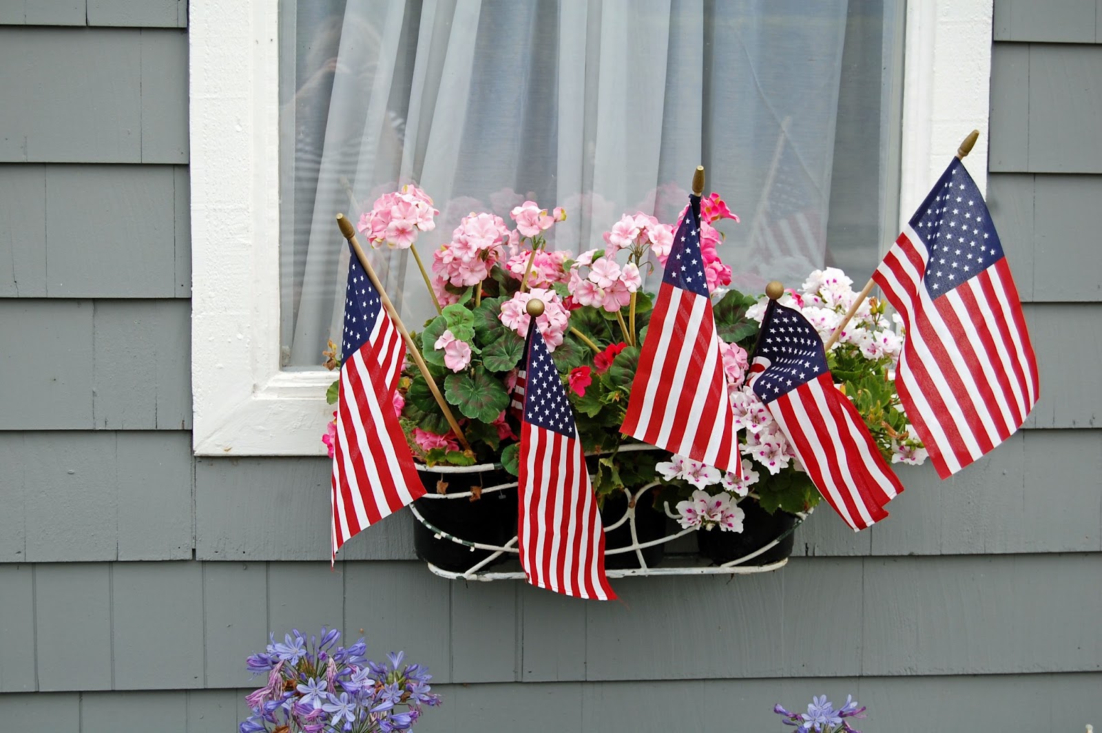 My Painted Garden Flags In My Garden