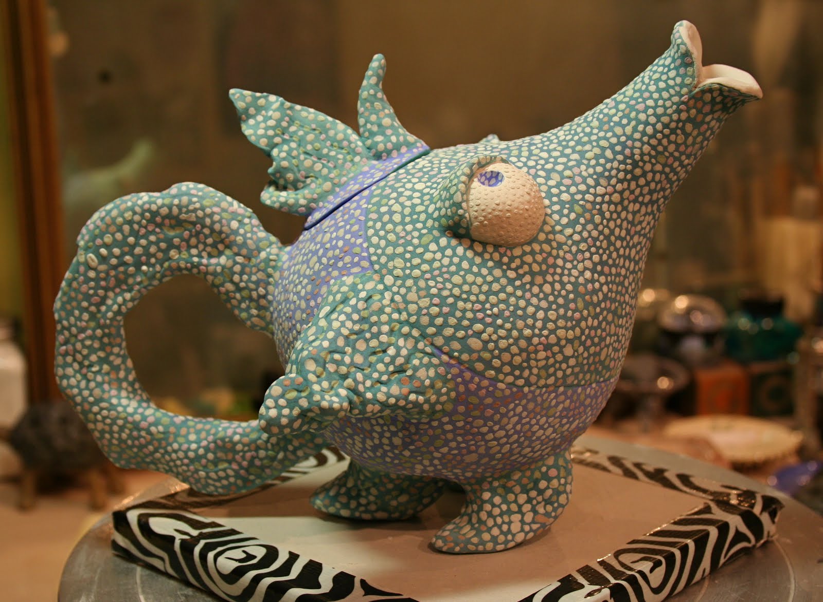 Jane Cartwright Pottery Underglaze and glaze