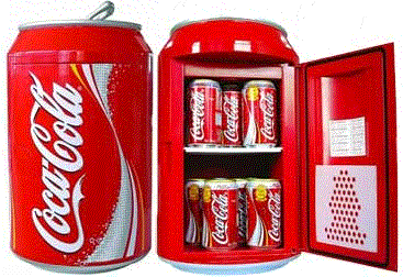 coca cola 10 litre fridge