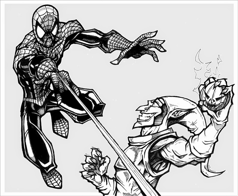 Jeux De Spiderman Coloriage