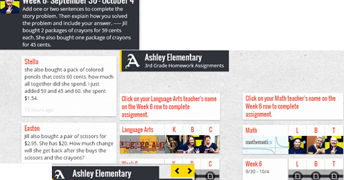 Homework padlet picture